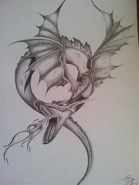 Fantasy Dragon Pencil DRAWING - Realistic by CassandraWilson on DeviantArt