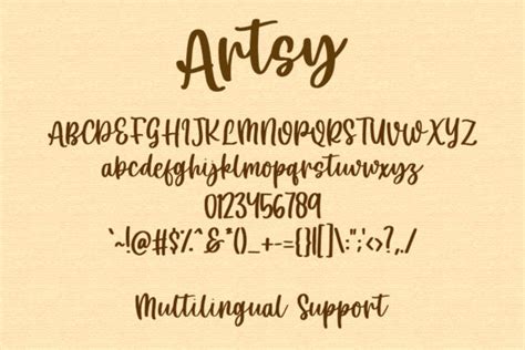 Artsy (Font) by dmletter31 · Creative Fabrica