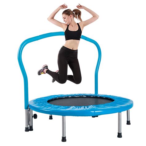 Upgraded 36" Foldable Indoor Trampoline, Fitness Trampoline with ...