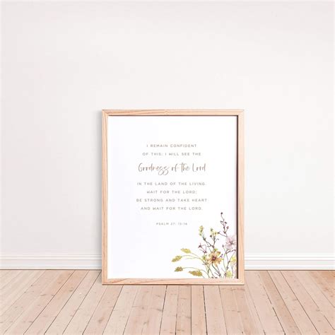 Psalm 27 Wall Art – Good Prints Collective