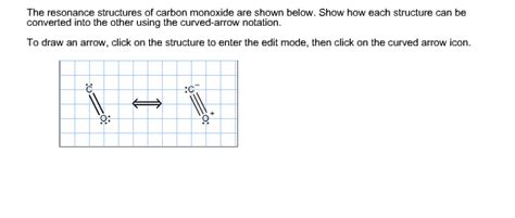 Solved The resonance structures of carbon monoxide are shown | Chegg.com