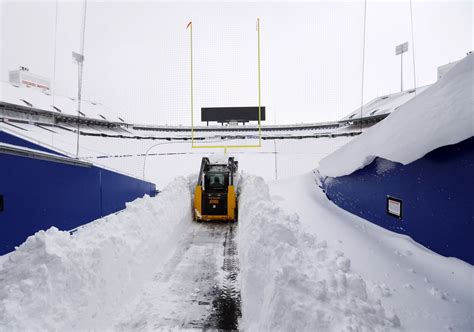 Buffalo Bills' Ralph Wilson Stadium accumulated an estimated 220,000 tons of snow, prompting ...