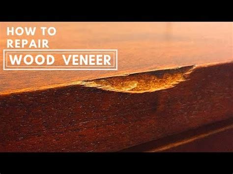 How to Repair Wood Veneer Like a Pro - YouTube