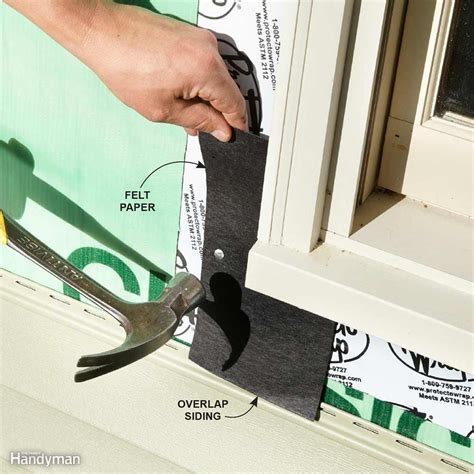 How to install vinyl siding around windows