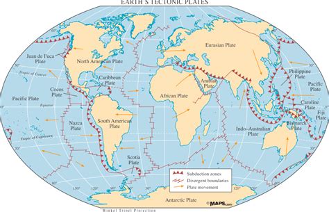 Geo-Joint: Continents Drifting Toward Plate Tectonics | Maps.com.com