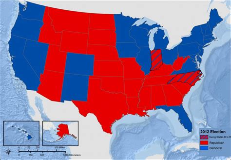 N America: Political Geography II – The Electoral College & Swing ...