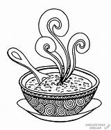 Dibujo De Sopa Sketch Coloring Page sketch template