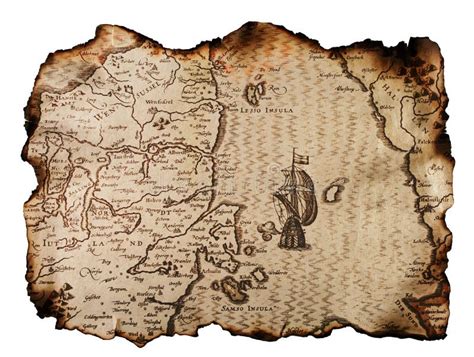 Old map stock photo. Image of isolated, medieval, background - 8288284