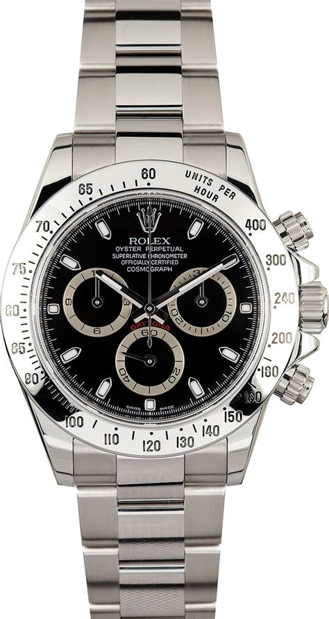 Rolex Daytona Black Dial 116520 Random Serial