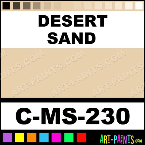 Desert Sand Dynasty Ceramic Paints - C-MS-230 - Desert Sand Paint ...