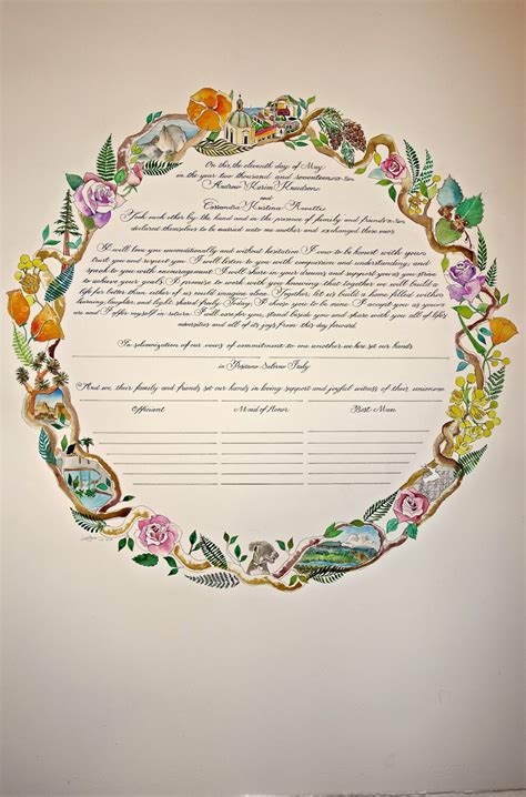 Wedding Vows Illuminated by Personal Symbols - Etsy