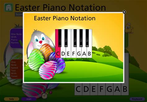 Easter Piano Notation Music Interactive Module | Made By Teachers