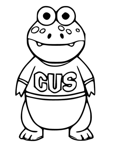 Cute Gus Coloring Page - Free Printable Coloring Pages for Kids