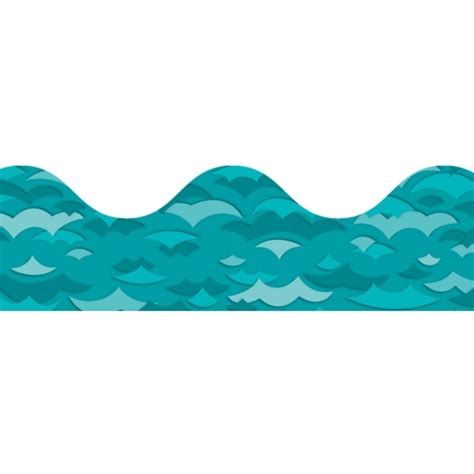 Wave Border Clip Art N8 free image download