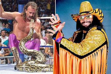 WWE legend Jake The Snake Roberts and Macho Man Randy Savage 'held down ...