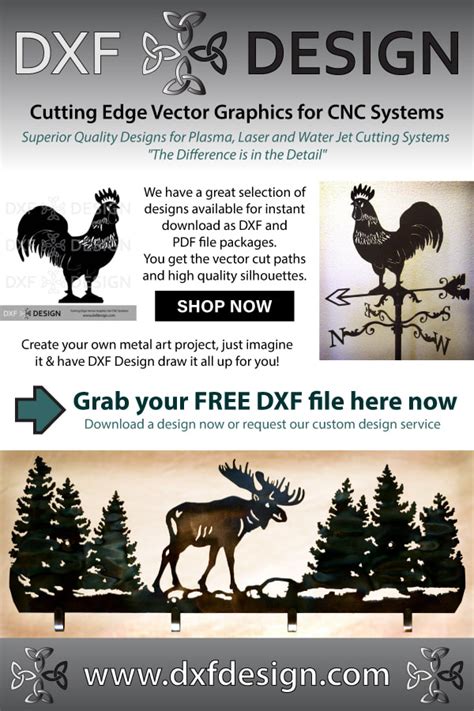 DXF Files brought to Life as Finished Metal Art - Part 2 - DXF Design