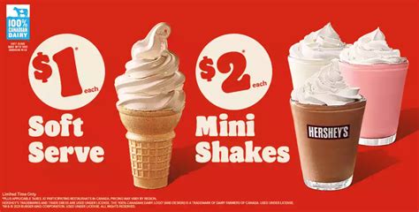 Burger King Canada: $1 Soft-Serve Cone and $2 Mini Shakes for 2021 Summer | Foodology