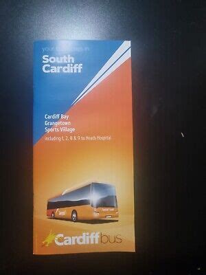 CARDIFF BUS TIMETABLE, South Cardiff, 4 September 2022 $2.64 - PicClick AU