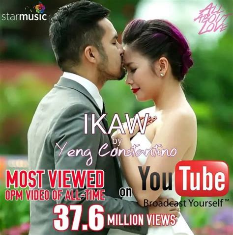 Yeng Constantino’s ‘Ikaw’ is Most-Viewed OPM Music Video Of All Time ...