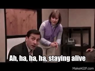 The Office - Staying Alive! on Make a GIF