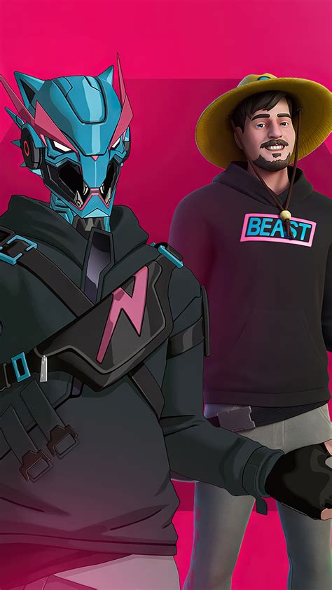 Fortnite MrBeast Skin Outfit 4K #9440h Wallpaper iPhone Phone