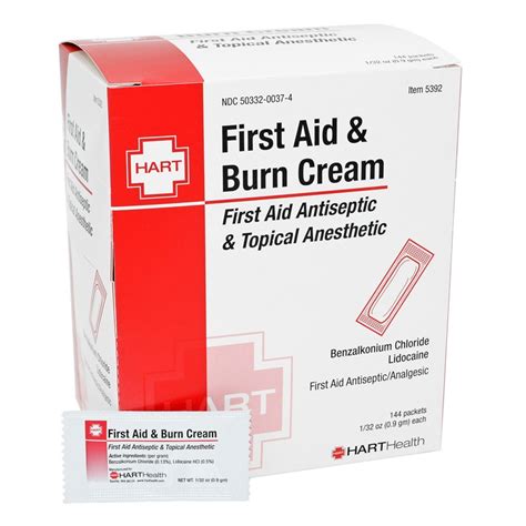 First Aid and Burn Cream | 144-Pack of Individual Pouches