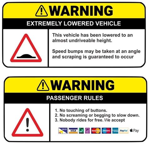 Car Funny Warning Sticker - Etsy