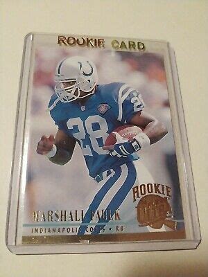 1994 Fleer Ultra Marshall Faulk Rookie Card, # 408 HOF | eBay