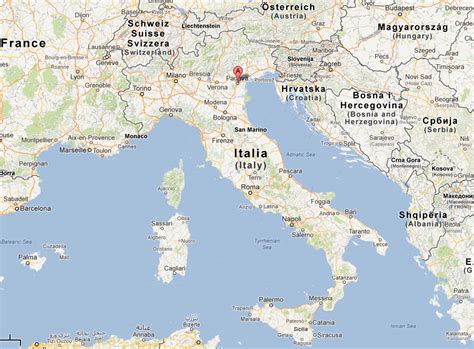 Padua Map - Italy