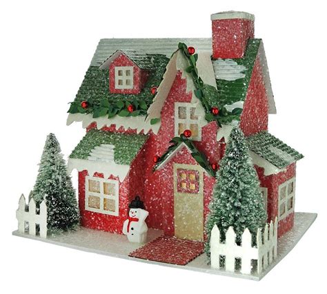 Vintage Christmas Village Houses | Christmas village houses, Christmas ...