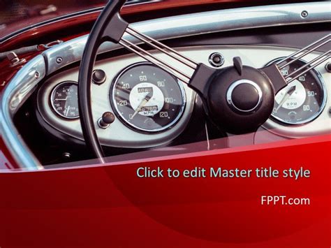 Free Classic Car PowerPoint Template - Free PowerPoint Templates