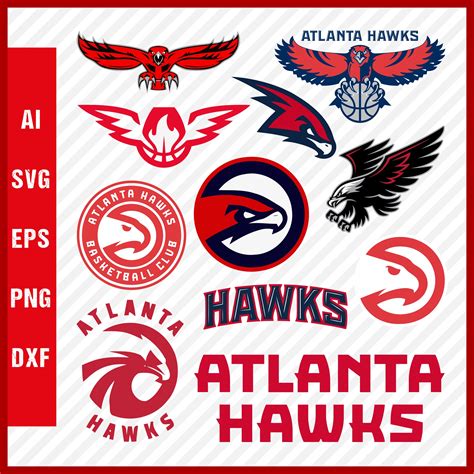 Atlanta Hawks Logo SVG, Hawks SVG Cut Files, Hawks PNG Logo - Inspire Uplift