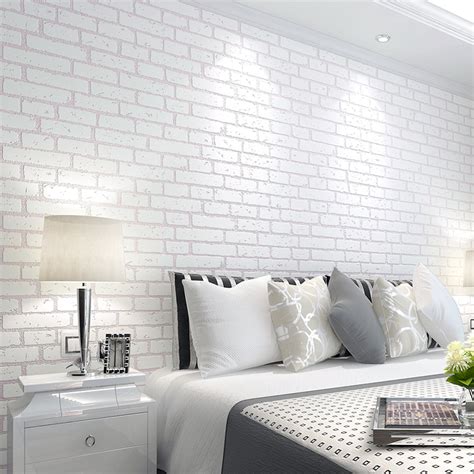 White Brick Wallpaper Bedroom Photo - White Brick Wallpaper Living Room - 800x800 Wallpaper ...