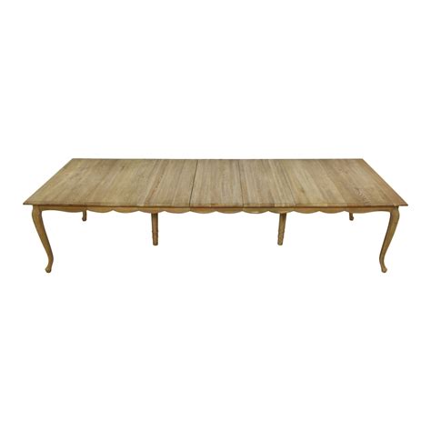 Ballard Designs Traditional Weathered Extendable Dining Table | 74% Off ...