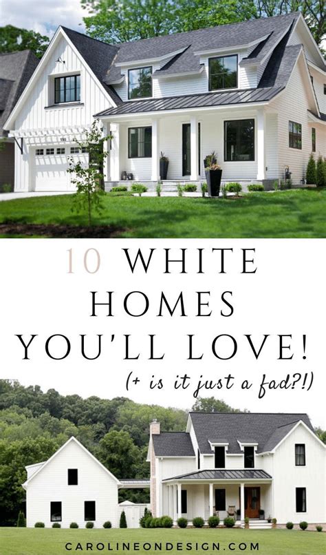 10 White Home Exteriors You'll Love