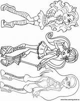 Monster High Coloring Pages  Free Printable Sheets sketch template