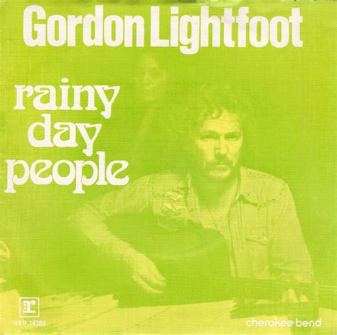 Gordon Lightfoot - Rainy Day People (1975, Vinyl) | Discogs