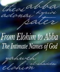 From Elohim to Abba: the intimate names of God | StudentSoul