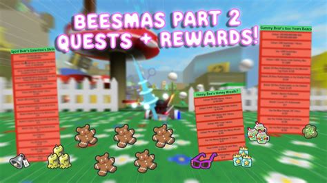 BEESMAS PT.2 QUESTS + REWARDS! | Bee Swarm Simulator - YouTube