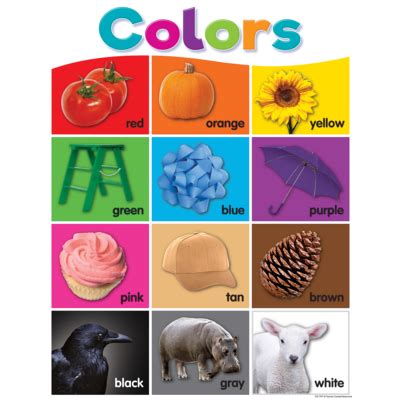 Colorful Colors Chart - TCR7991 | Teacher Created Resources