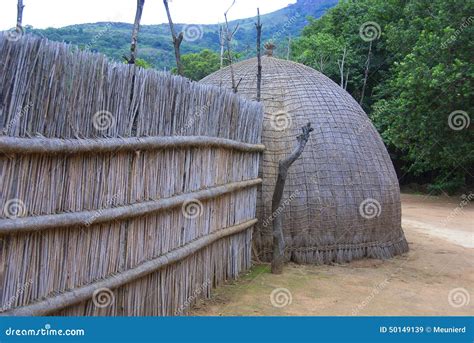 Typical African Thatched Cottages Stock Image - Image of cabin, residence: 50149139