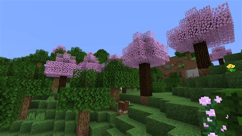 A pretty-looking Cherry Blossom Trees texture that fits with Vanilla MC ...