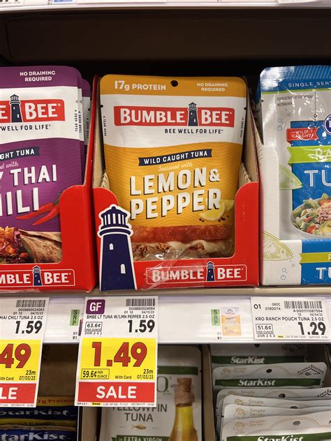 Bumble Bee Tuna Pouches as low as $1.24! - Kroger Krazy