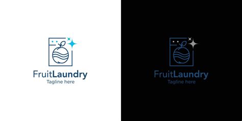 Modern and unique laundry logo design 4565609 Vector Art at Vecteezy