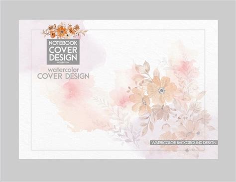 Premium Vector | Watercolor background and book cover design