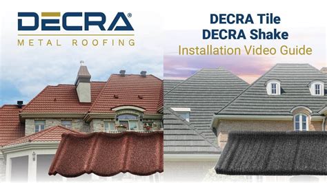 How to Install DECRA Metal Roofing | DECRA Tile and DECRA Shake - YouTube