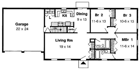 36+ House Plan Style! Simple House Floor Plan One Story