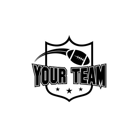 american football team badge vector logo design 15238496 Vector Art at ...