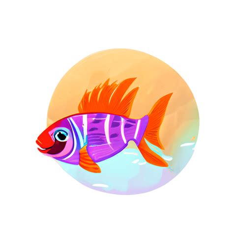 Rainbow Fish 8k Hyper Realistic Centred Cartoon Style · Creative Fabrica