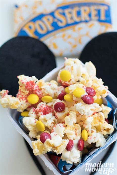 Mickey Mouse Popcorn Recipe - Modern Mom Life